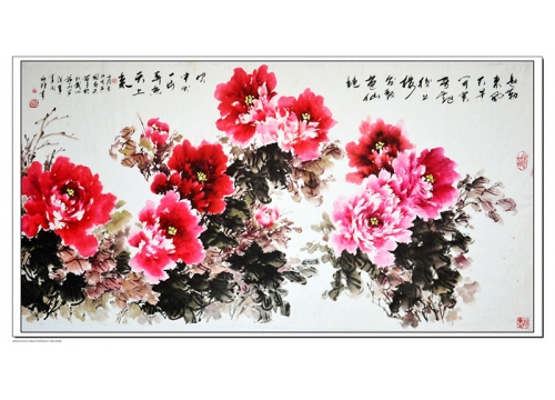 王少非作品《满堂红》1