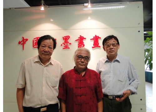 著名书画家马庆福来我院活动